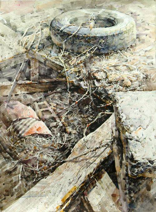 홍대 풍경수채화