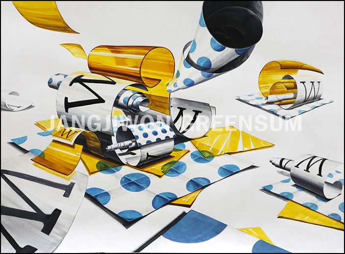 울산장지원그린섬미술학원 기초디자인 건국대유형