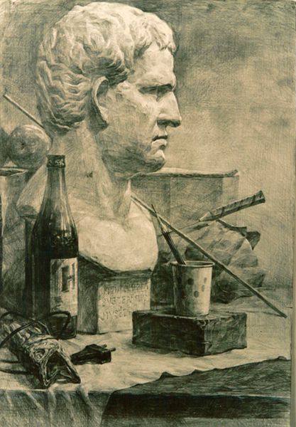 아그리파 정물소묘 