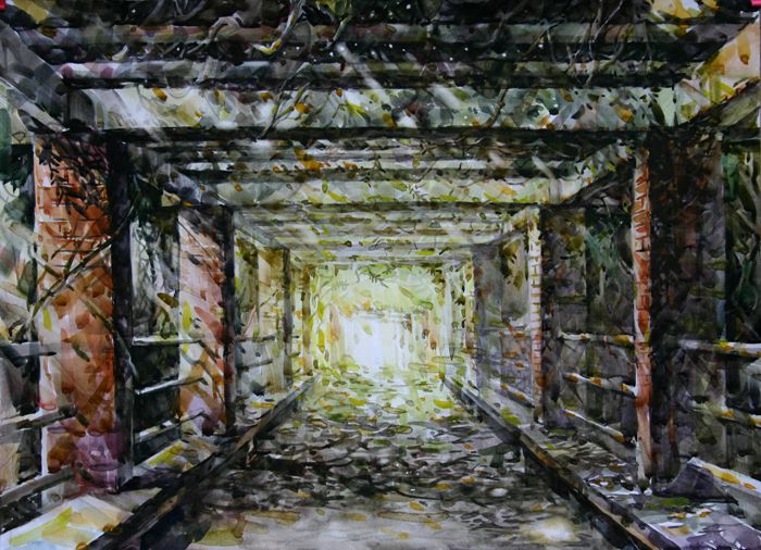 홍대풍경수채화(특선)