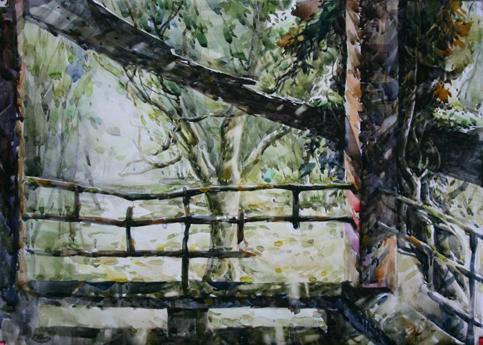 홍대풍경수채화(특선) 