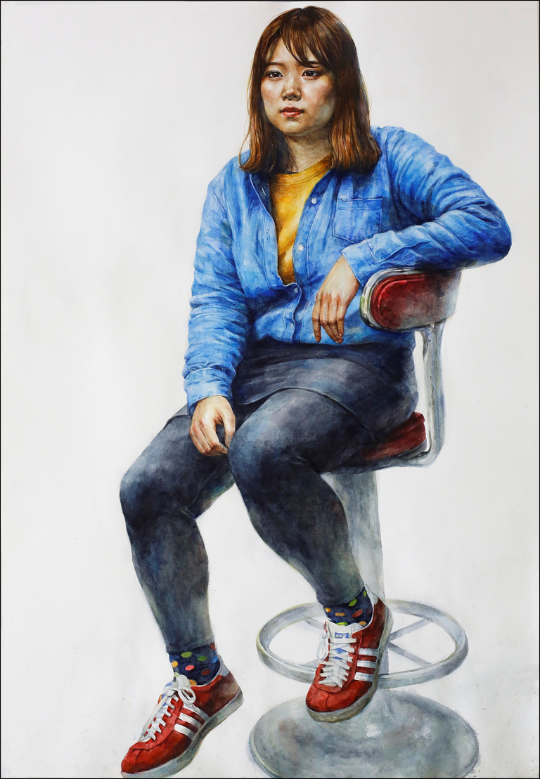 울산장지원그린섬미술학원 인체수채화/인물수채화 학생작