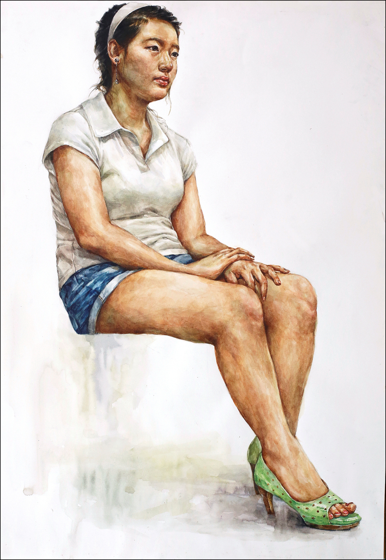 울산장지원그린섬미술학원 인체수채화/인물수채화