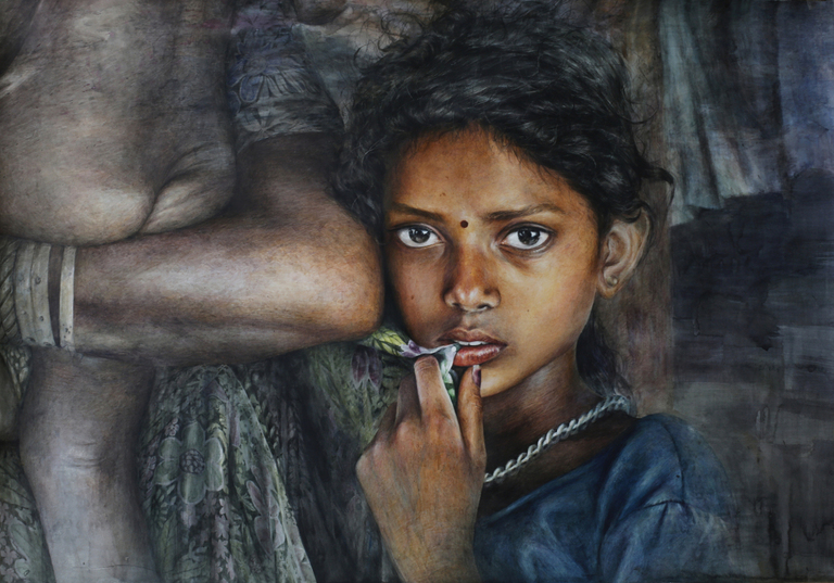 회화의중심 울산장지원그린섬미술학원 인체수채화 강사연구작