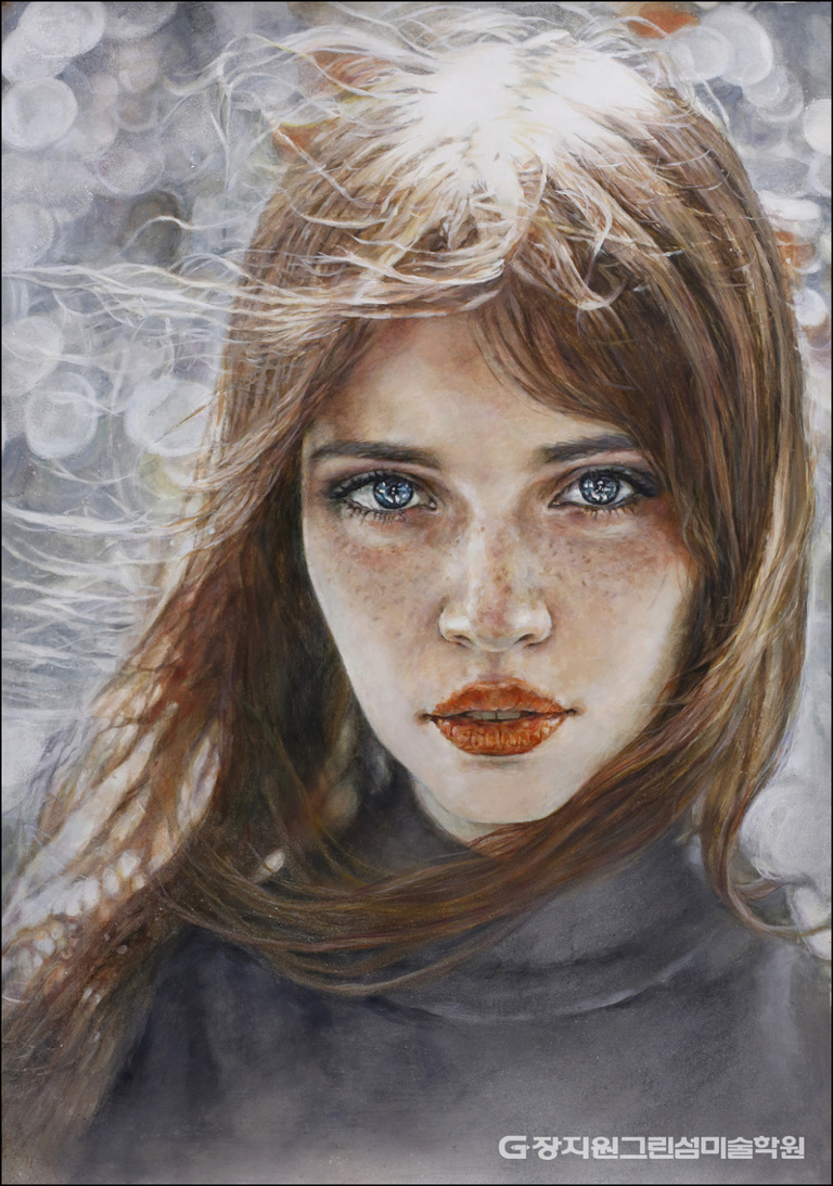 회화의 중심 울산 장지원그린섬 입시미술학원 인체수채화