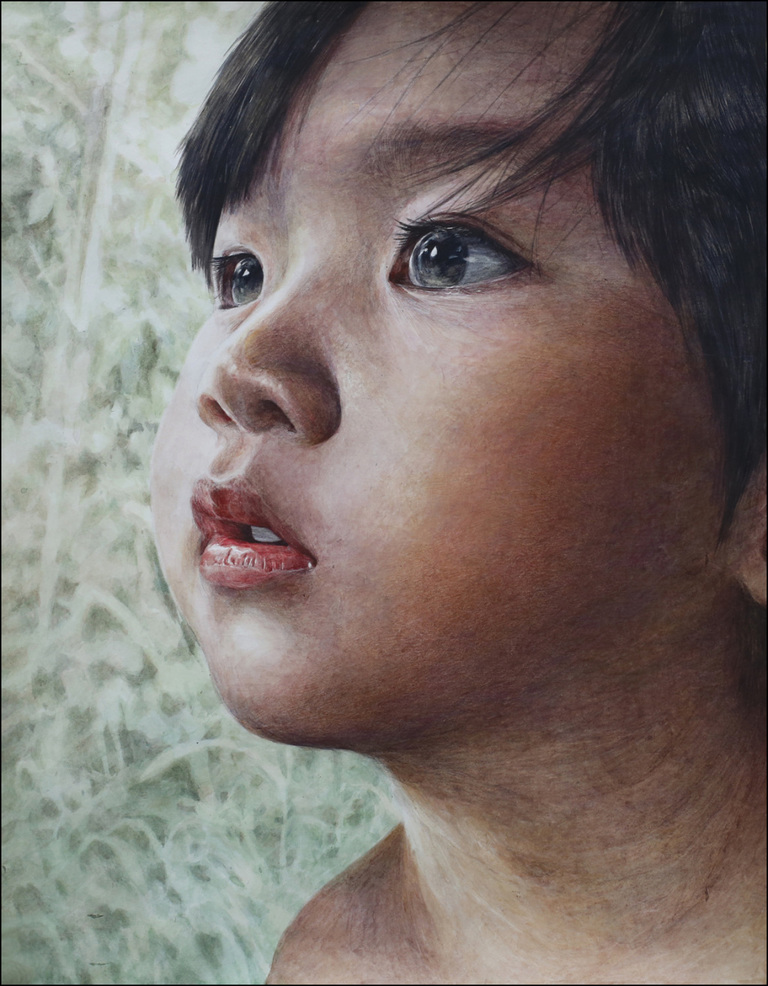 회화의 중심 울산 장지원그린섬 입시미술학원 인체수채화 강사연구작