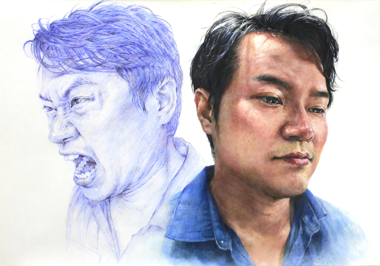 회화의 중심 울산 장지원그린섬 입시미술학원 인체수채화