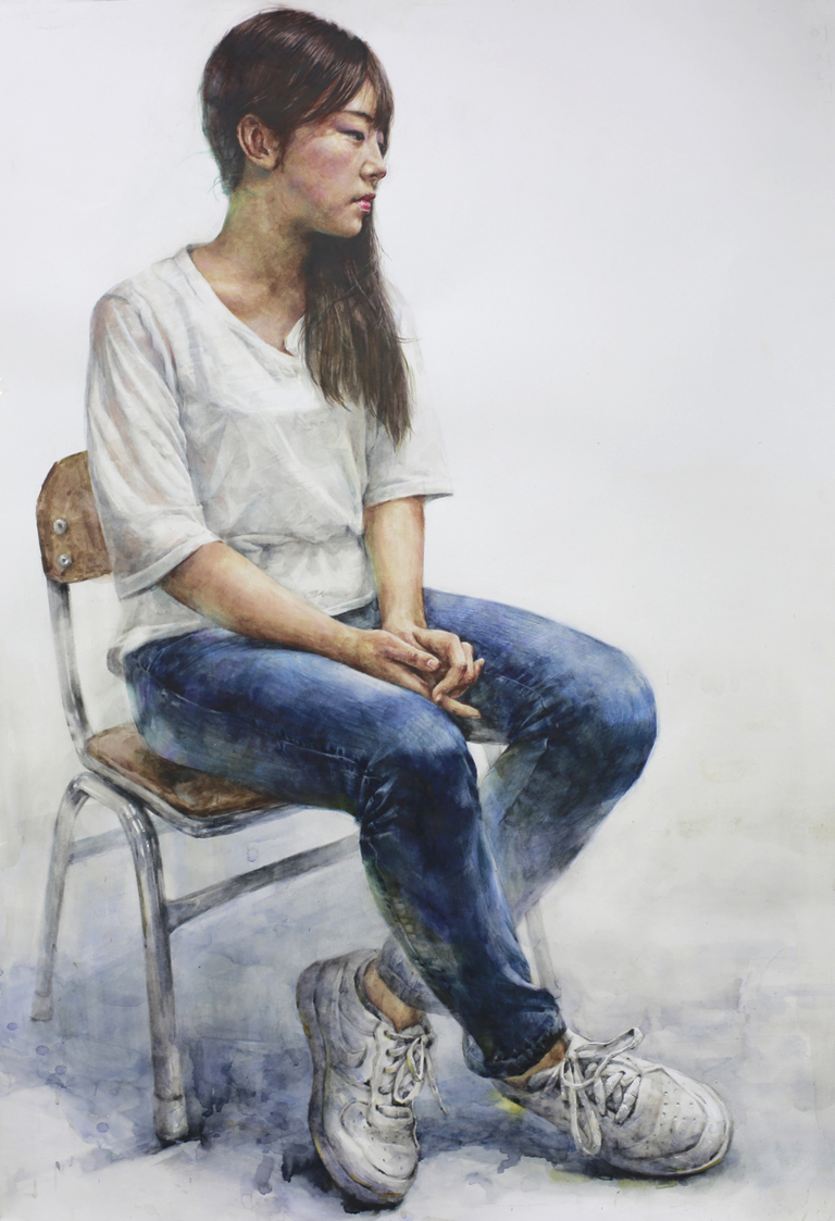 회화의 중심 울산 장지원그린섬 입시미술학원 인체수채화