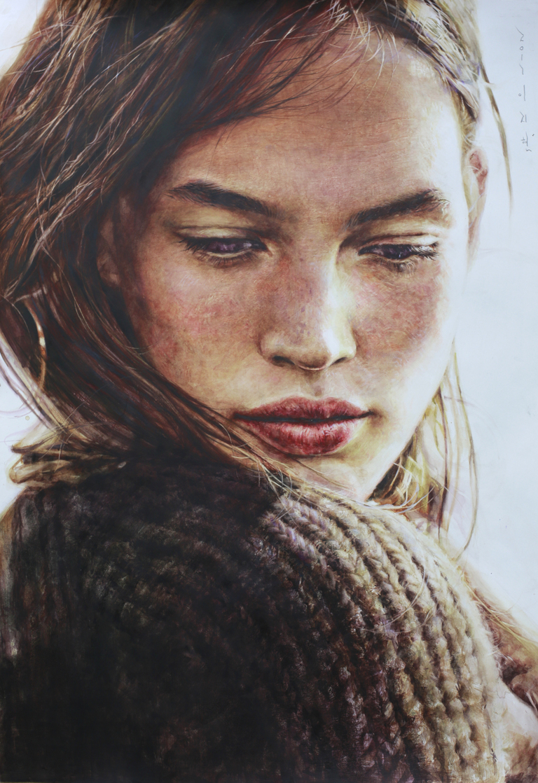 회화의 중심 울산 장지원그린섬 입시미술학원 인체수채화 학생작