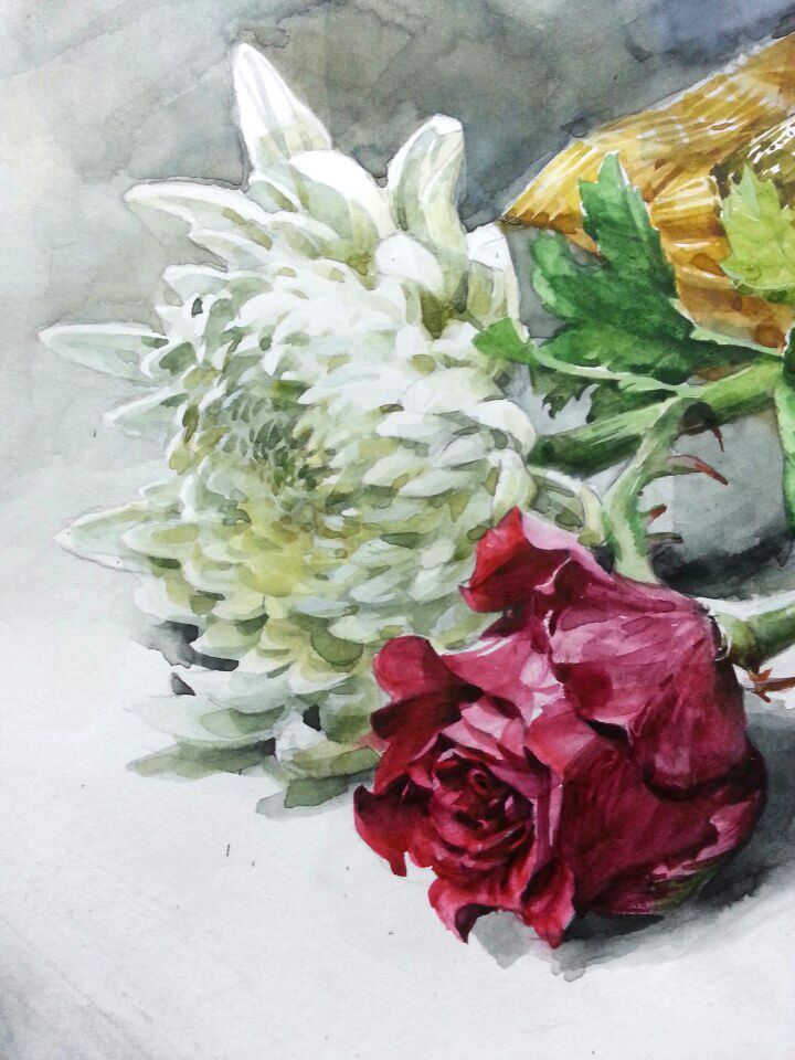 회화의중심 울산장지원그린섬미술학원 수채화 정물개체표현