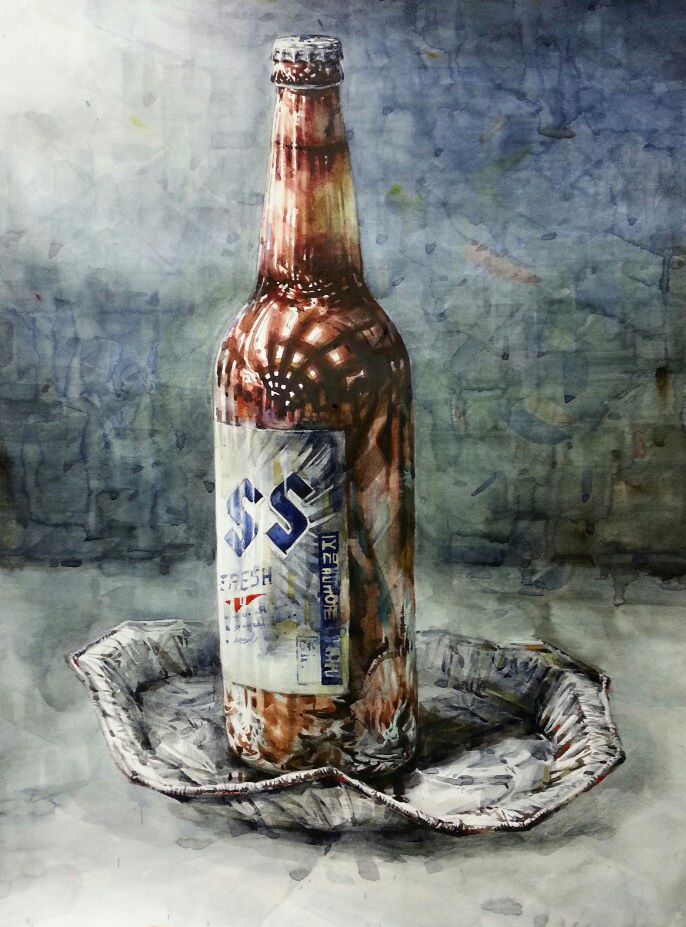 회화의중심 울산장지원그린섬미술학원 수채화 정물개체표현