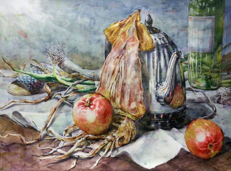 회화의중심 울산장지원그린섬미술학원 정물수채화