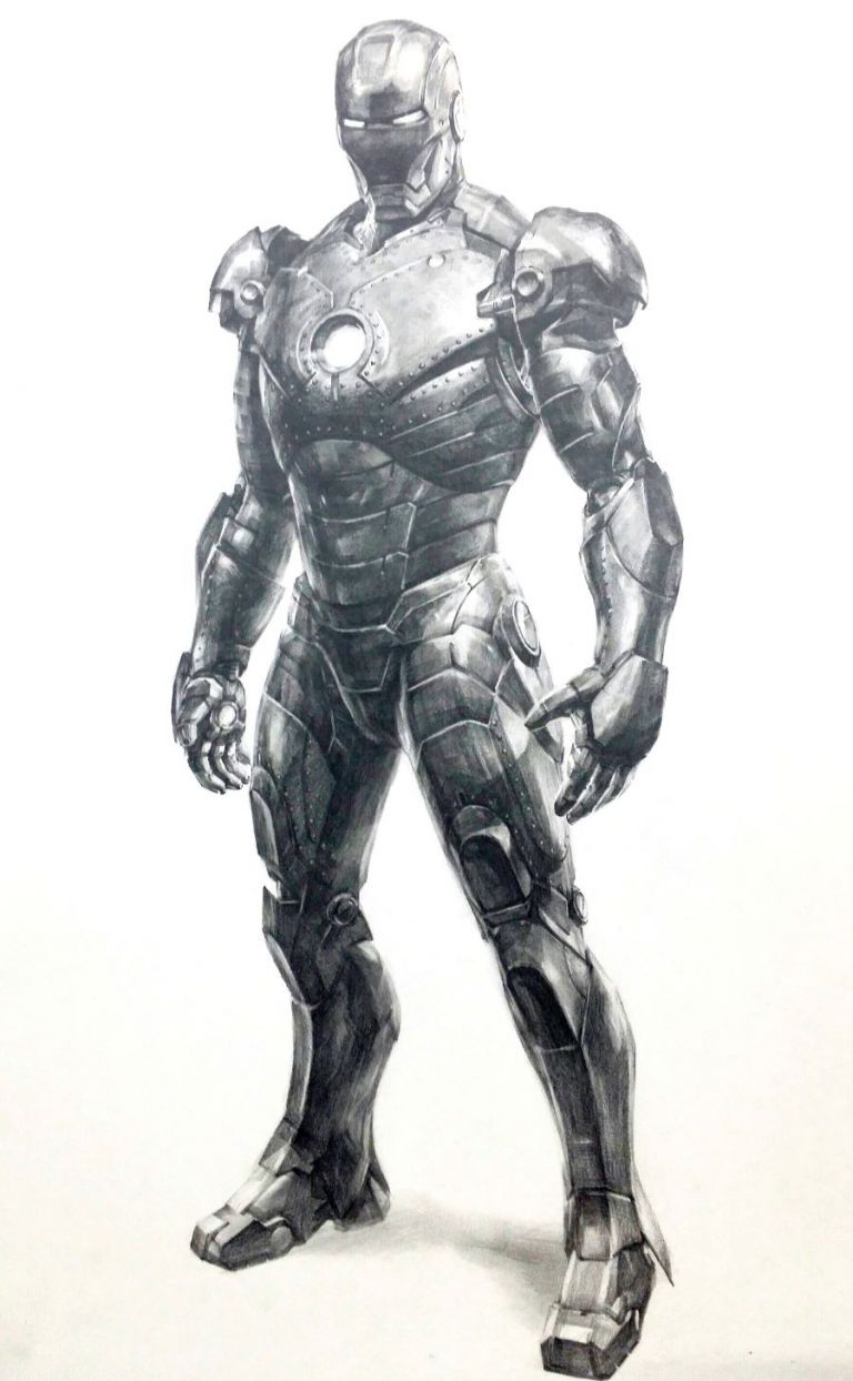 울산장지원그린섬미술학원 스페셜갤러리-아이언맨드로잉