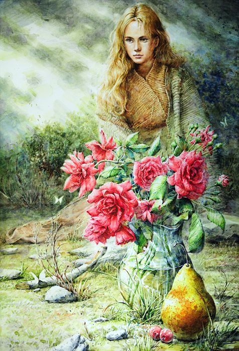 울산입시미술학원 장지원그린섬 사진+정물수채화