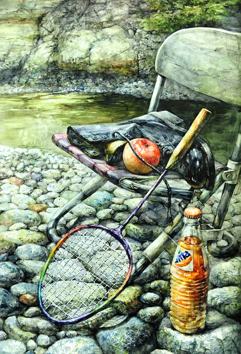 울산입시미술학원 장지원그린섬 사진+정물수채화