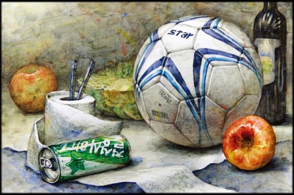 정물수채화(울산대유형)